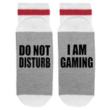 Do Not Disturb - I Am Gaming Lumberjack Socks - Sock Dirty To Me