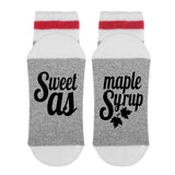 Sweet As Maple Syrup Lumberjack Socks - Sock Dirty To Me