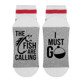 The Fish Are Calling I Must Go Lumberjack Socks - Sock Dirty To Me